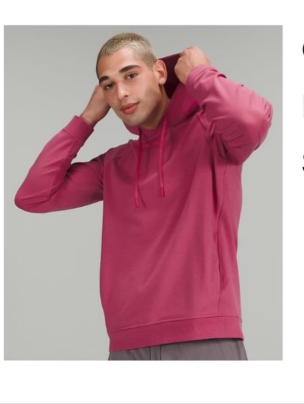 Lululemon City Sweat Pullover - Pink Lychee XXL